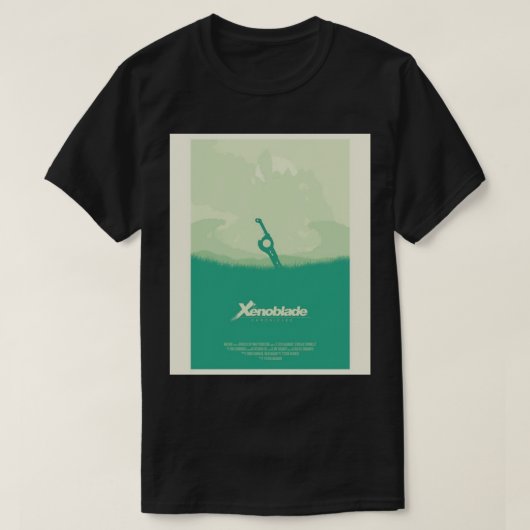 Xenoblade Xenoblade Xenoblade Xenoblade Xenoblade T-shirt (Design voorkant)