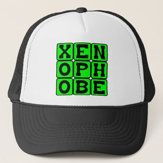 Xenofobe, Angst voor het Vreemde Trucker Pet (Voorkant)