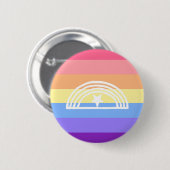 Xenogender pride ronde button 5,7 cm (Voorkant /achterkant)