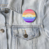 Xenogender pride ronde button 5,7 cm (In situ)