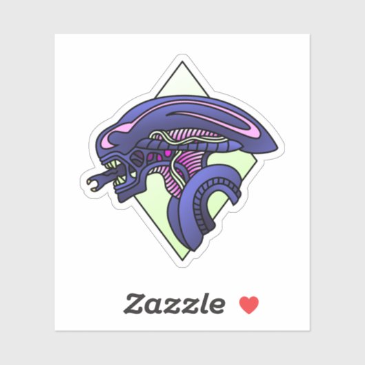 Xenomorf Sticker (Vel)
