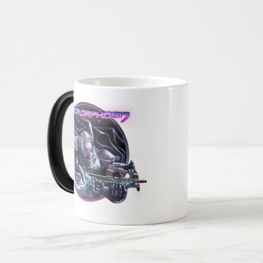 Xenomorfosis Cirkel Logo Magische Mok (Voorkant links)