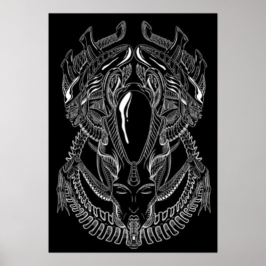 Xenomorph Alien HR Giger Poster (Voorkant)