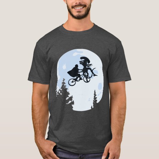Xenomorph ET familie T-shirt (Voorkant)