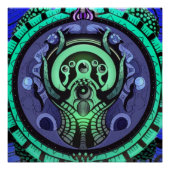 Xenomul Gateway Surreal Glossy-Poster Perfect Poster (Voorkant)