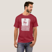 xenon (Xe) T-shirt (Voorkant volledig)