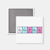 Xenophon periodieke lijstnaam magnet (Voorkant / Achterkant)