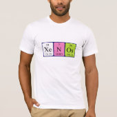 Xenos periodiek shirt van de lijstnaam (Voorkant)