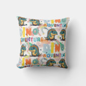 Xenotarsosaurus dinosaurus Avontuur Kussen (Voorkant)