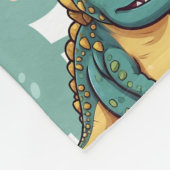 Xenotarsosaurus dinosaurus Schattige Kawaii Fleece Deken (Hoek)