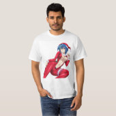 Xenovia Quarta kerstsexy T-shirt (Voorkant volledig)