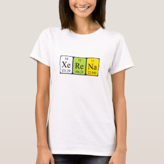 Xerena periodiek systeem naam shirt