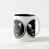 Xero Circle Shadow, Xero Circle Shadow, Xero Ci... Tweekleurige Koffiemok (Voorkant rechts)