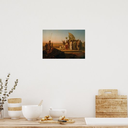 Xerxes bij Hellespont Poster (Keuken)