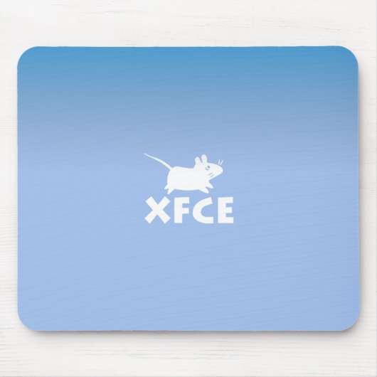 Xfce DE Blue Muismat (Voorkant)