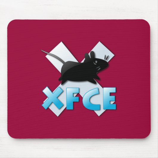 Xfce Linux Mousepad Muismat (Voorkant)