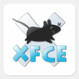 XFCE NS 1 VIERKANTE STICKER