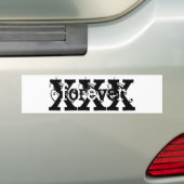XFOREVERX BUMPERSTICKER (Op auto)
