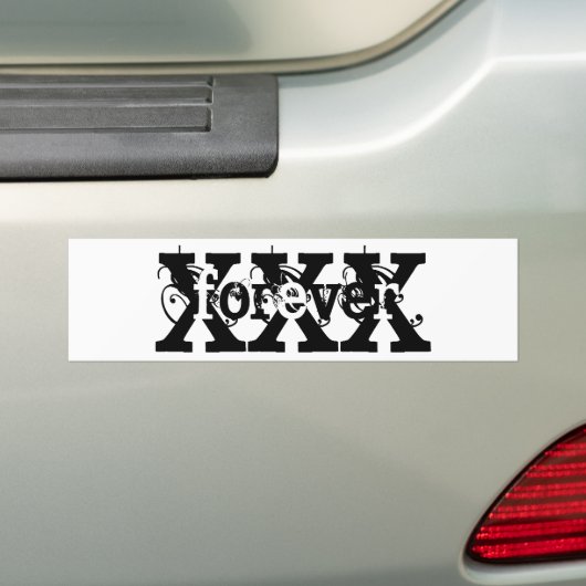 XFOREVERX BUMPERSTICKER (Op auto)