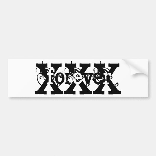 XFOREVERX BUMPERSTICKER (Voorkant)