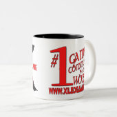 XG Koffiebeker Tweekleurige Koffiemok (Voorkant rechts)