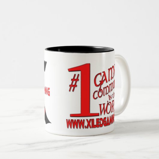 XG Koffiebeker Tweekleurige Koffiemok (Voorkant rechts)