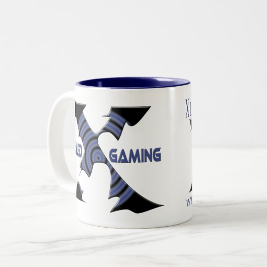 XGC Coffee Cup Tweekleurige Koffiemok (Voorkant links)