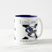 XGC Coffee Cup Tweekleurige Koffiemok (Voorkant rechts)