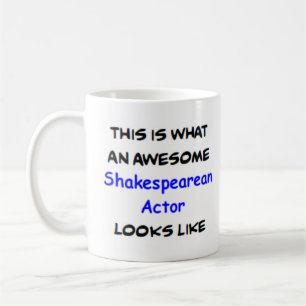 xhakespeare acteur, geweldige koffiemok