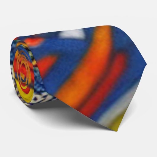 Xhosa Gaussian Blur Designer Stropdas (Opgerold)