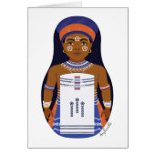 Xhosa, Zuid-Afrikaanse Matryoshka Kaart (Voorkant)