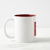 Xi-dou-le Tweekleurige Koffiemok (Links)