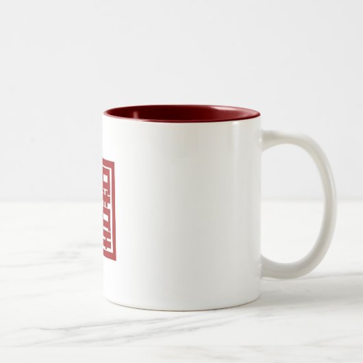 Xi-dou-le Tweekleurige Koffiemok (Rechts)