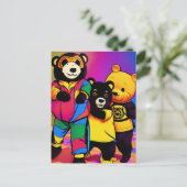 Xi Jinping op het kinderfeest Briefkaart (Staand voorkant)