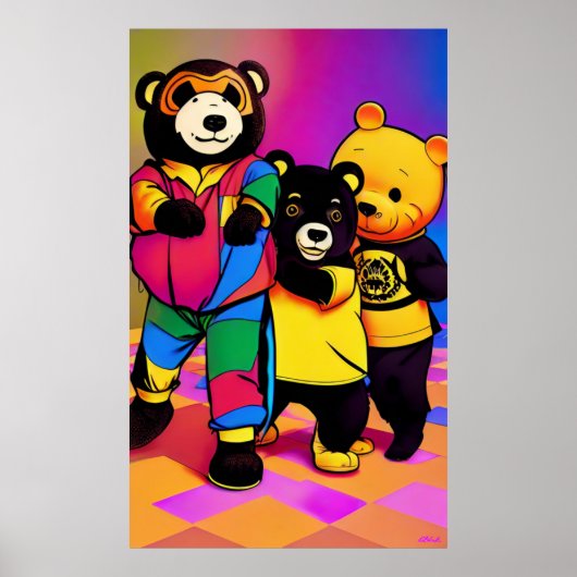 Xi Jinping op het kinderfeest Poster (Voorkant)