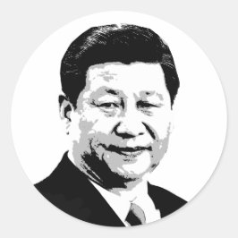 Xi Jinping Ronde Sticker