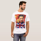 XI JINPING & WINNIE POOH, CHINA CCP 198964 BRITSE T-SHIRT (Voorkant volledig)