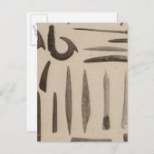 XI Voorwerpen van bot, Zuid-Californië Briefkaart (Voorkant / Achterkant)