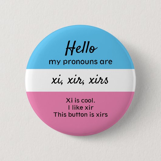 Xi Xir Xirs Pronoun Button (Voorkant)