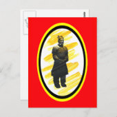 Xian China 2002 Terracotta Warrior Het MUSEUM 2 Briefkaart (Voorkant / Achterkant)