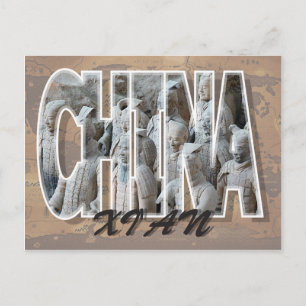 Xi'an, China Briefkaart
