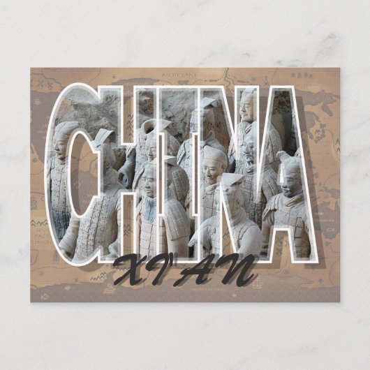 Xi'an, China Briefkaart (Voorkant)