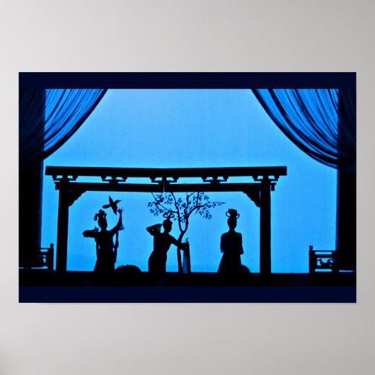 Xi'an Show Silhouette Poster (Voorkant)