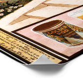 XIAN THE PRODUCT HANDEL Old Chinese Adverteren Art Poster (Hoek)