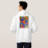 Xianyang China City Map Hoodie (Achterkant volledig)