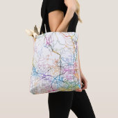Xianyang China City Map Tote Bag (Dichtbij)