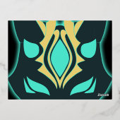 XIAO GENSHIN IMPACT FOLIE FEESTDAGEN BRIEFKAART (Achterkant)