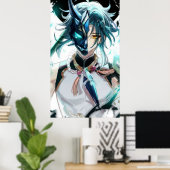 Xiao Genshin impact Poster (Thuiskantoor)
