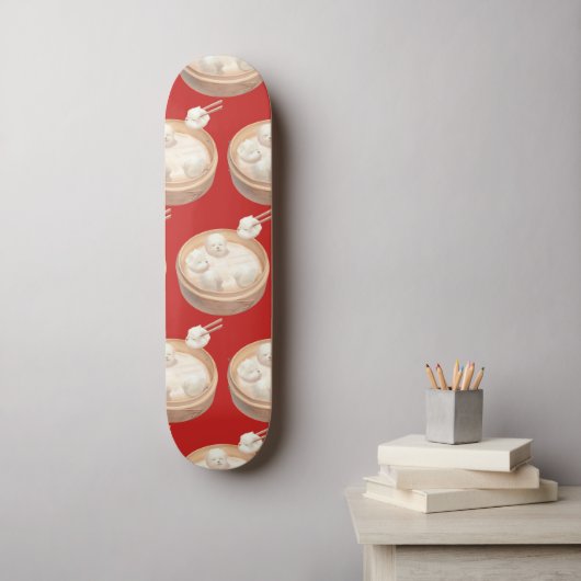 Xiao Long Bao Persoonlijk Skateboard (Muurkunst)