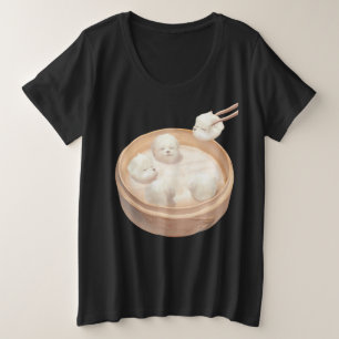 Xiao Long Bao Schattigee illustratie Grote Maat T-shirt